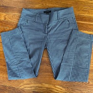 Ann Taylor Navy Cropped Slacks